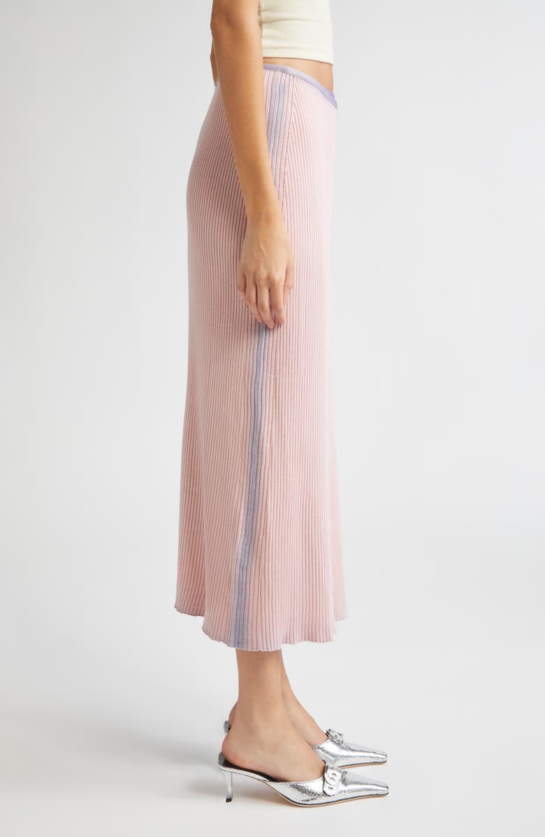 DIESEL<sup>®</sup> Ombré Rib Knit Wrap Skirt, Alternate, color, Pink