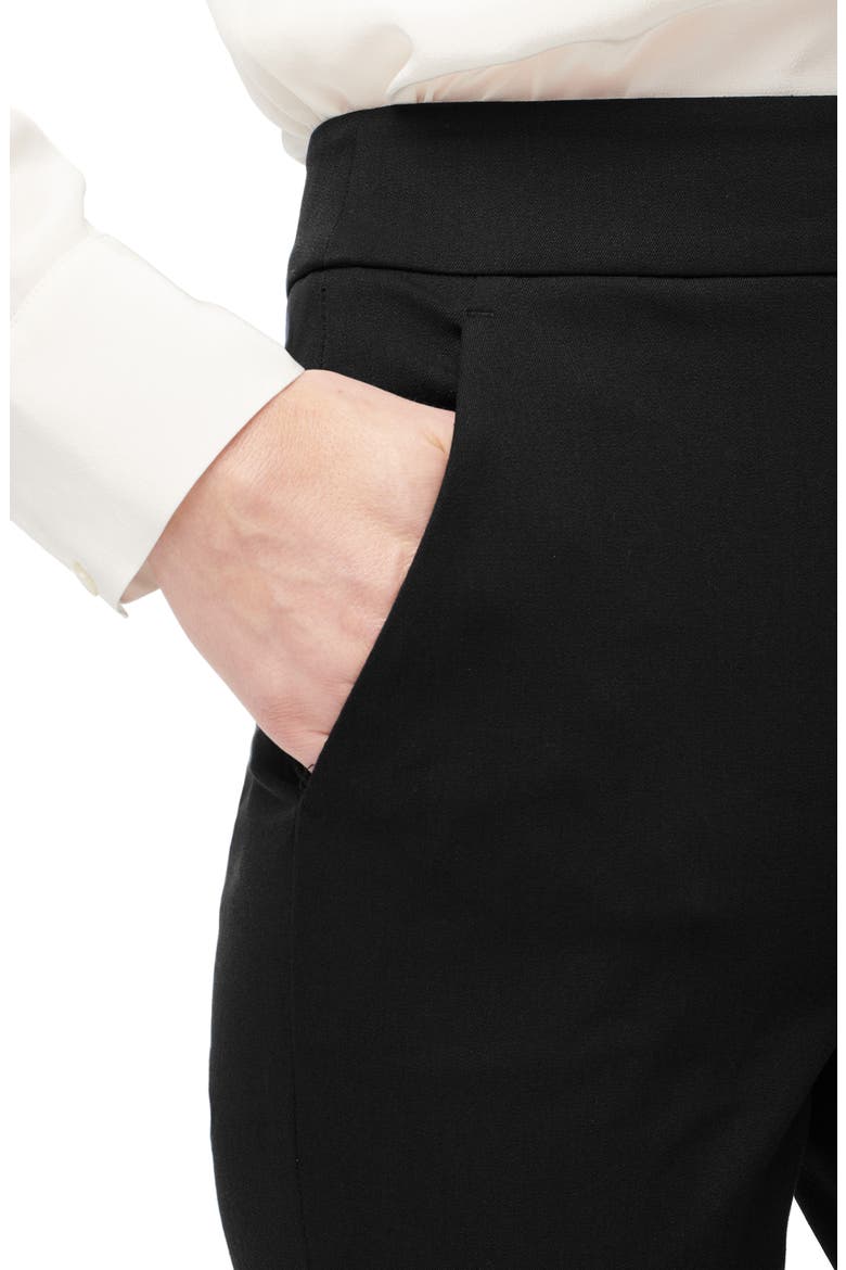 Remi Stretch Cotton Pants, Alternate, color, BLACK