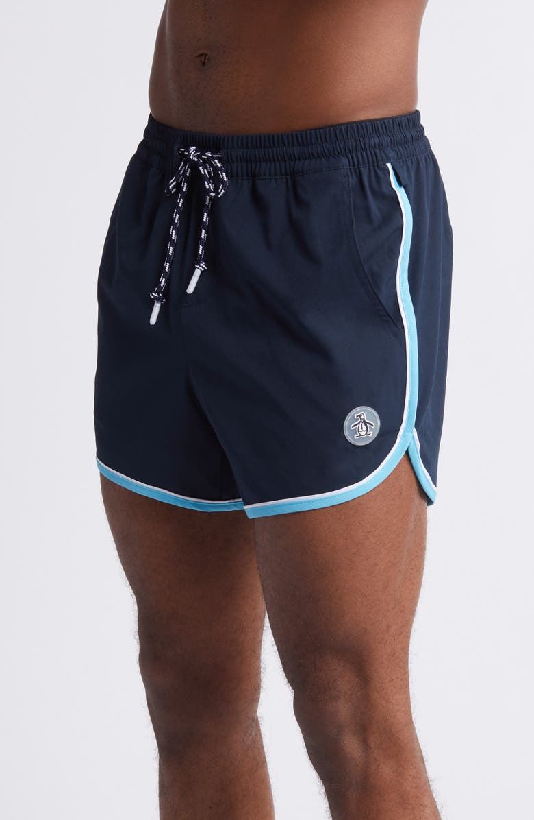 Original Penguin Earl Swim Trunks, Alternate, color, 