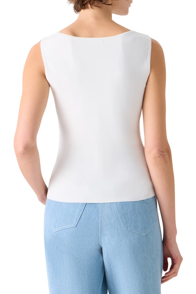Scoop Neck Knit Tank, Alternate, color, CREAM