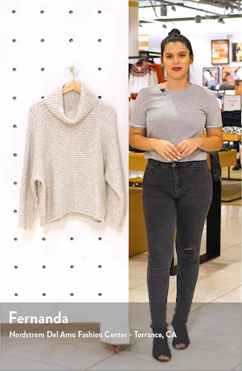Cowl Neck Dolman Sleeve Sweater, sales video thumbnail