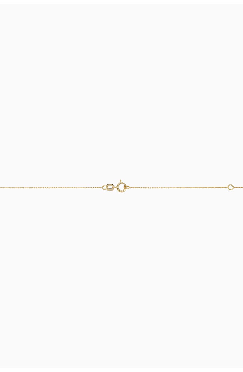 Oradina 14K Gold Tag Me Pendant Necklace, Alternate, color, Gold - Black Onyx