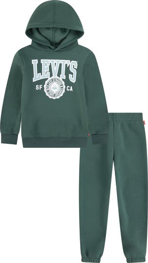 Fleece Logo Hoodie & Joggers Set