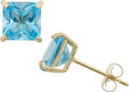 FUZION CREATIONS Princess Cut Stud Earrings