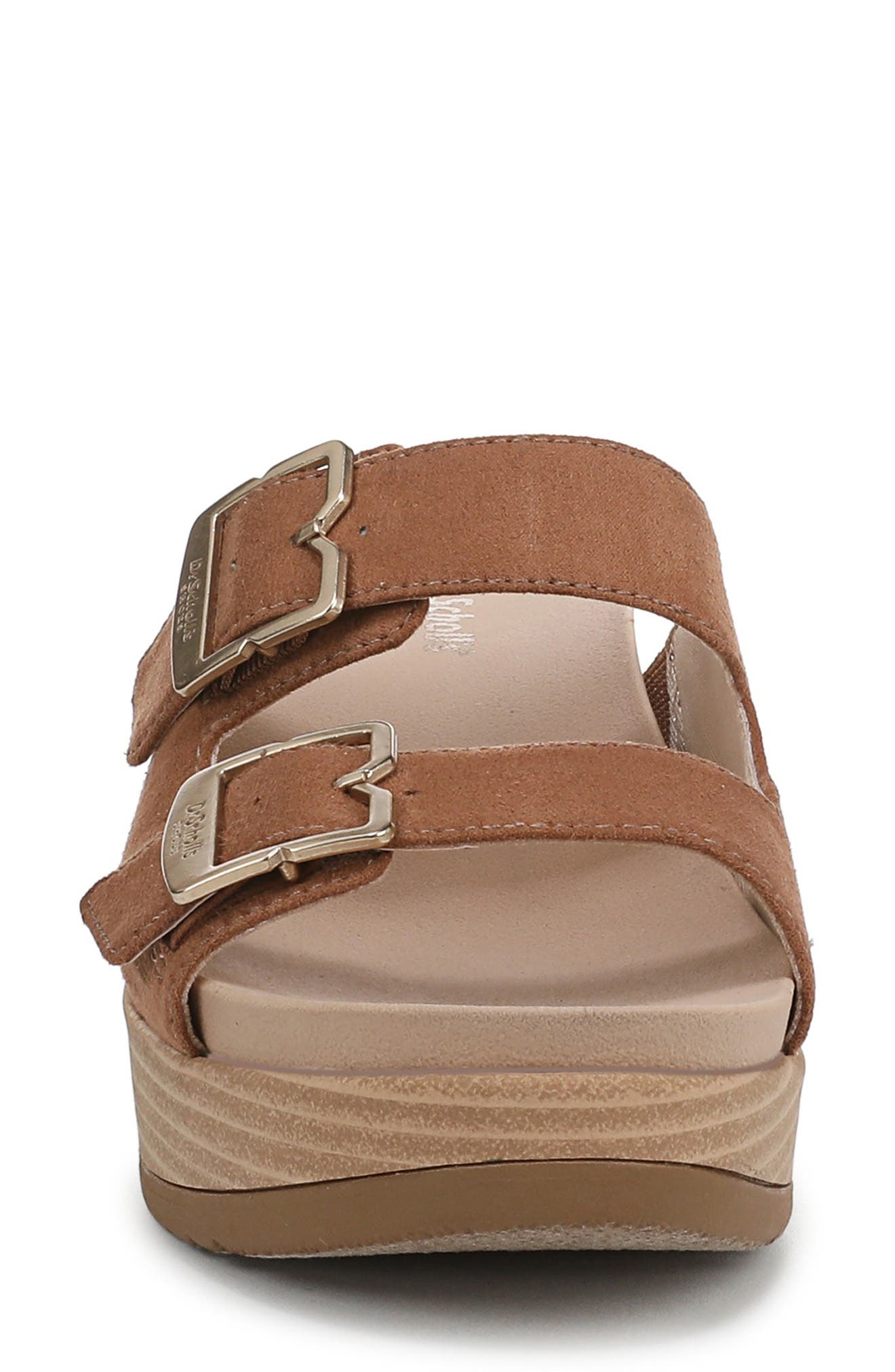 Dr. Scholl's Cali Breeze Wedge Sandal, Alternate, color, Honey Brown
