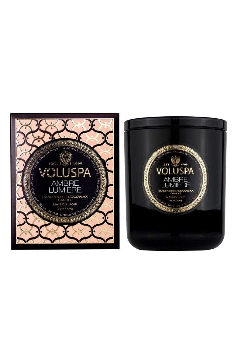 Voluspa Ambre Lumiere Classic Candle, Alternate, color,