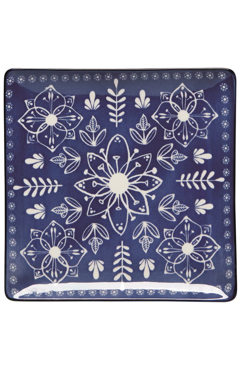 Danica Brands Porto Stamped Plate - Set of 6, Alternate, color, Blue