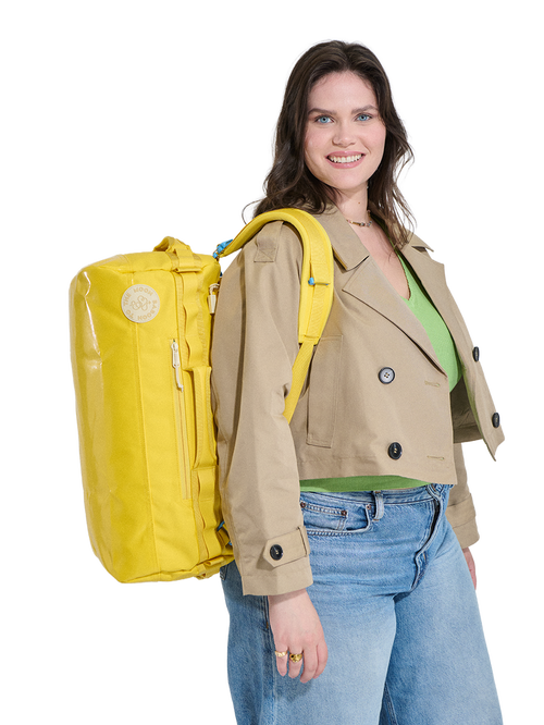 Baboon To The Moon Go-bag Duffle Small 40l In Orange