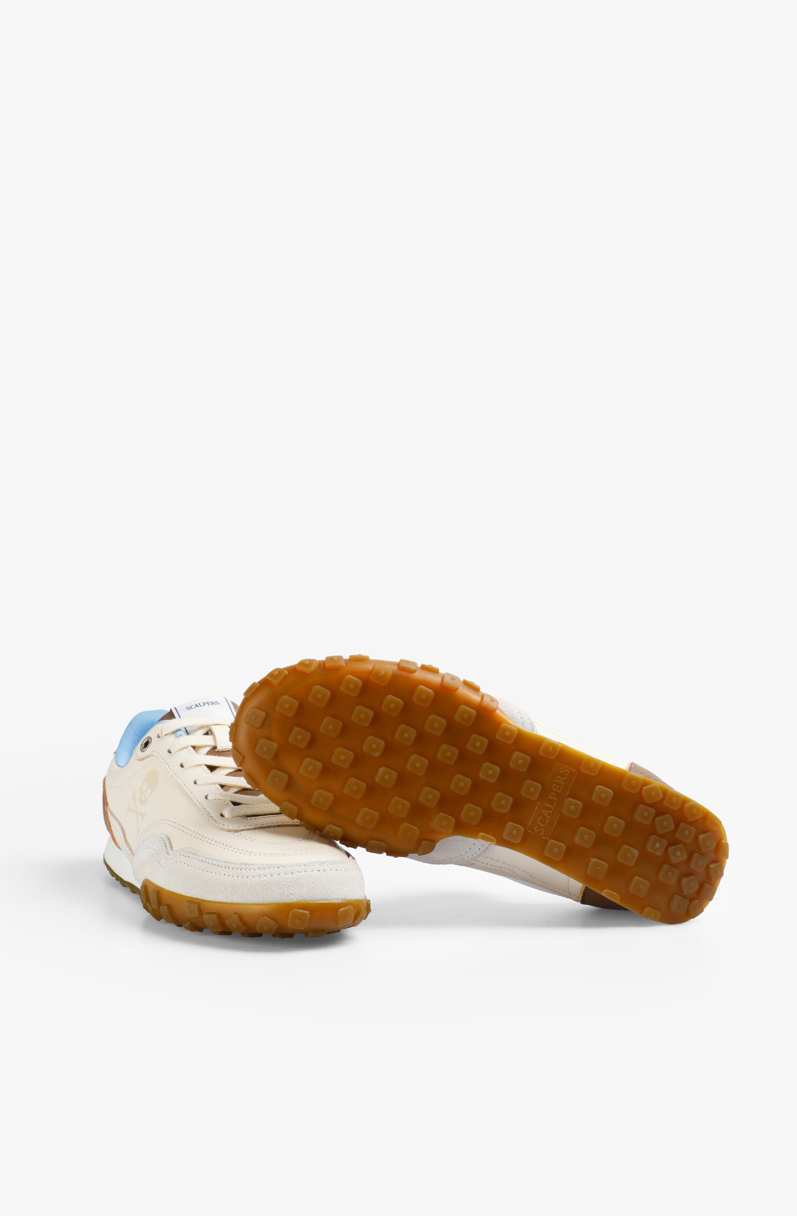 Scalpers Dach Sneakers W I, Alternate, color, Ecru-Blue