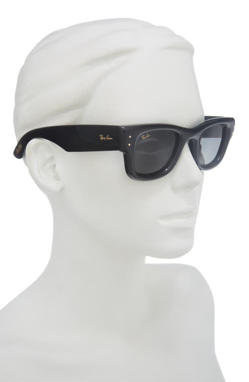 Ray Ban Ray-ban Wayfarer Puffer 47mm Square Sunglasses In Black