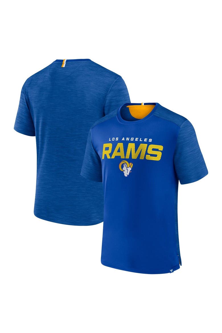 Men's Fanatics Branded Royal Los Angeles Rams Defender Evo T-Shirt, Main, color, Royal