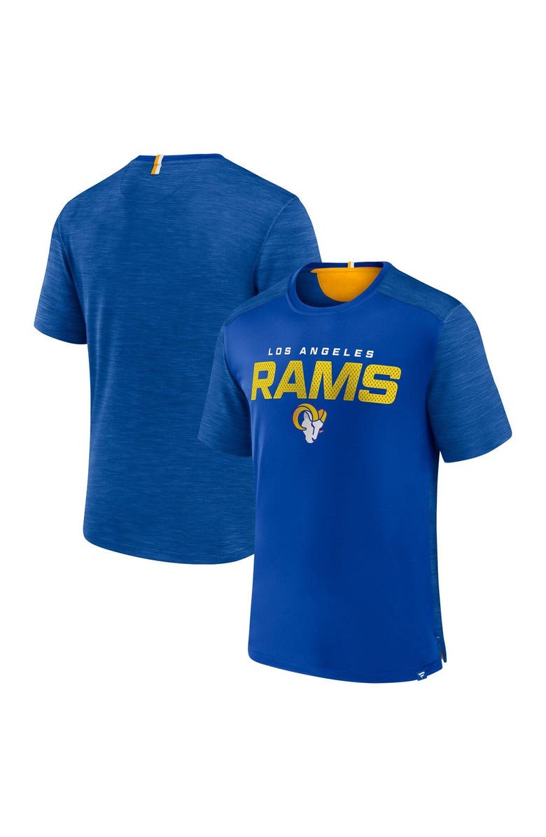 FANATICS Men's Fanatics Branded Royal Los Angeles Rams Defender Evo T-Shirt, Main, color, Royal
