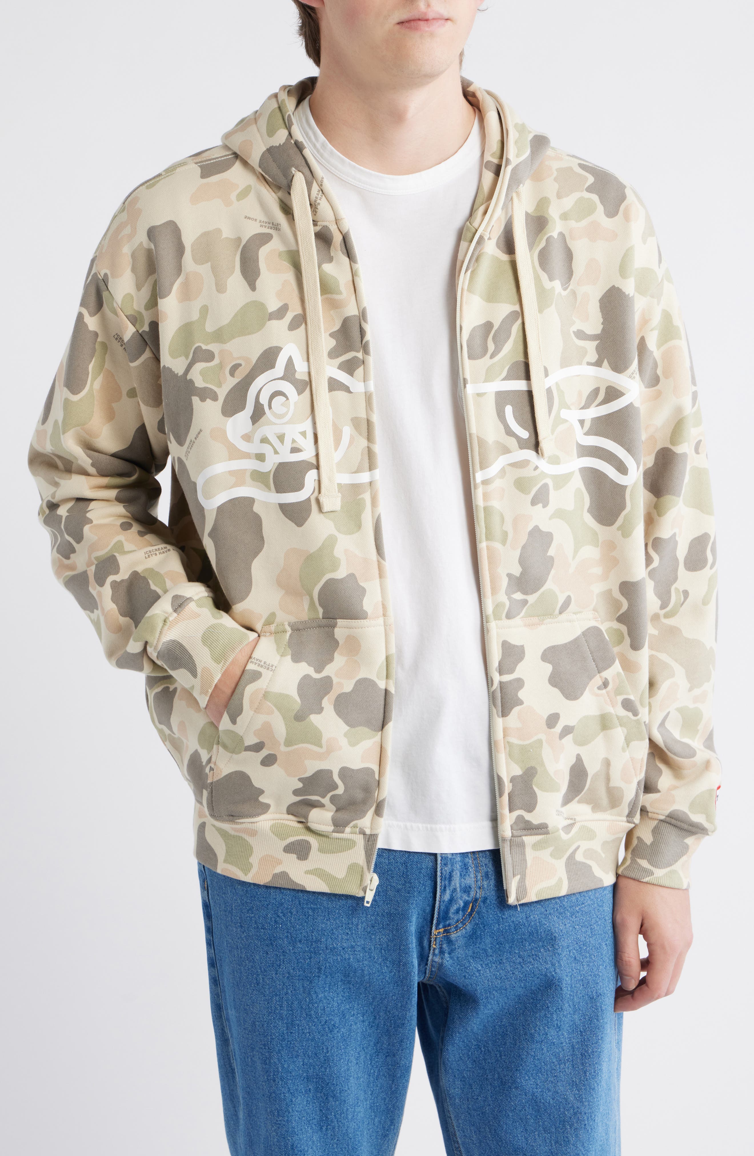 Duck Cotton Zip Hoodie