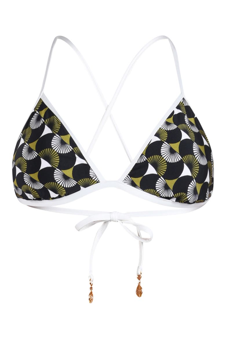 Trip Around Reversible Bikini Top, Alternate, color, BLACK