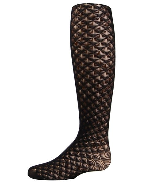 Art Deco Sheer Net Nylon Tights (Toddler, Little Kid & Big Kid)