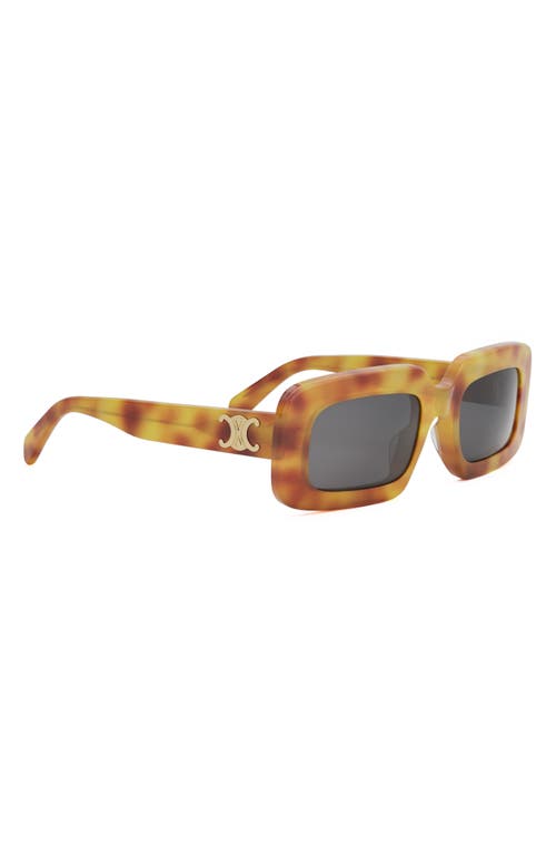 CELINE CELINE TRIOMPHE 53MM RECTANGULAR SUNGLASSES
