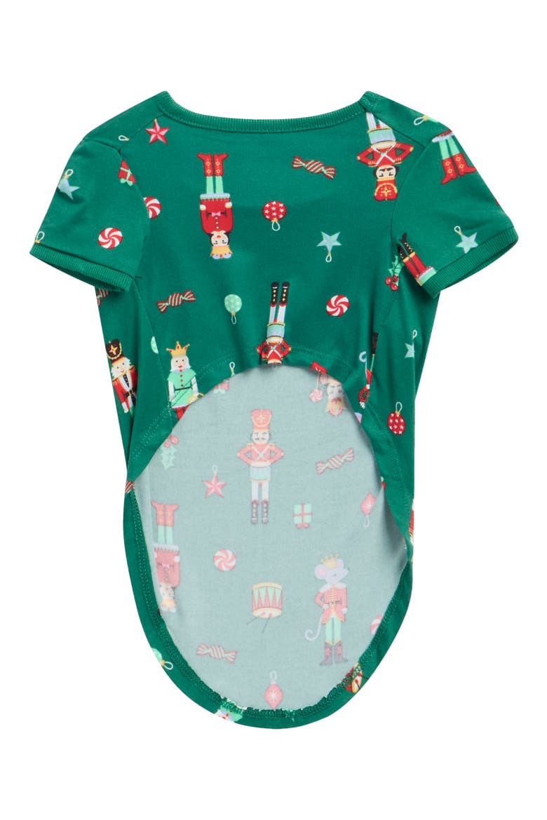 Nutcracker Dog Sleep Pajamas, Main, color, GREEN DRUMMING NUTCRACKERS