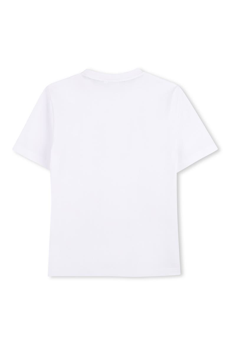 Kids' Short Sleeve Logo Graphic T-Shirt, Alternate, color, WHITE