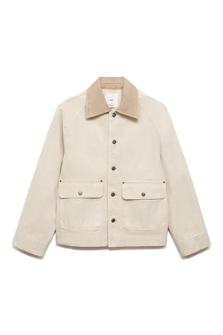 Newrio Cotton Jacket, Alternate, color, LIGHT BEIGE