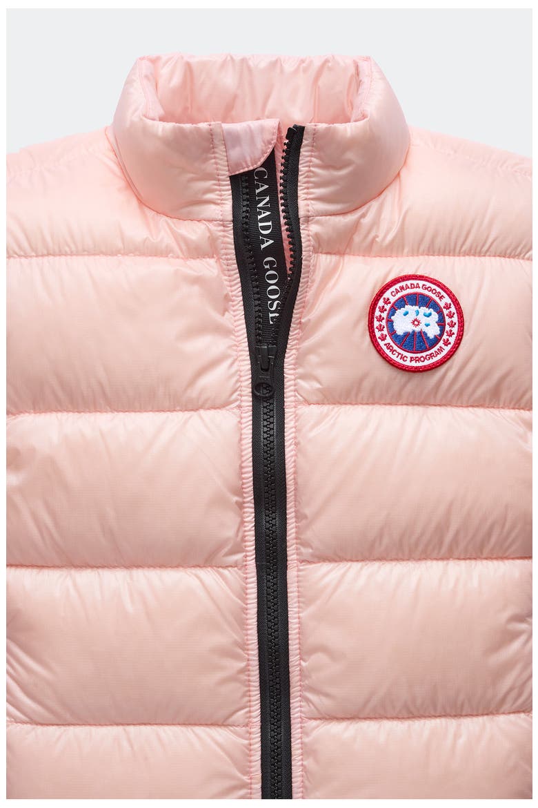 Kids' Crofton Water Repellent Packable Quilted 750 Fill Power Down Vest, Alternate, color, PINK LEMONADE