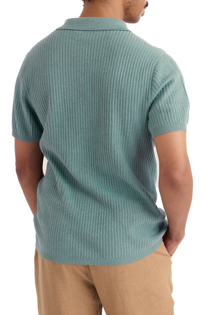 Seasalt Cornwall Koeswik Organic Cotton Knit Polo, Alternate, color, Knit Melange Hail