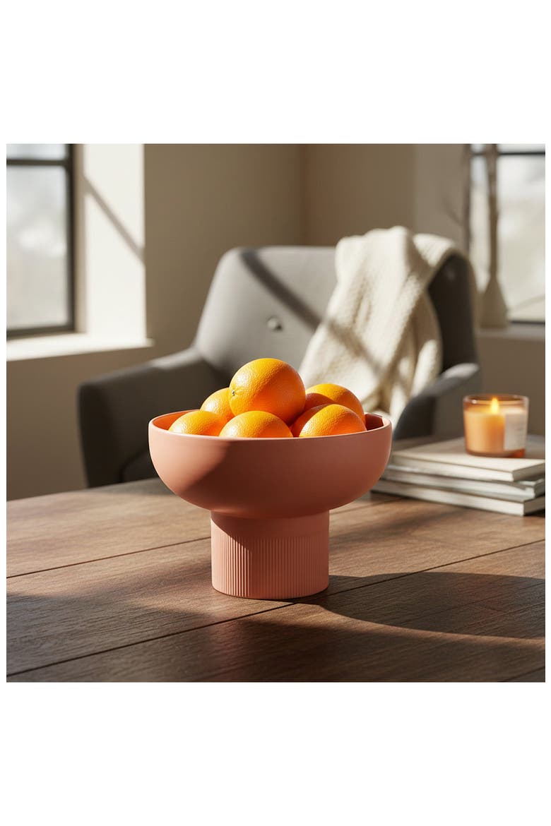 Tip Top XL Ceramic Bowl, Alternate, color, CORAL