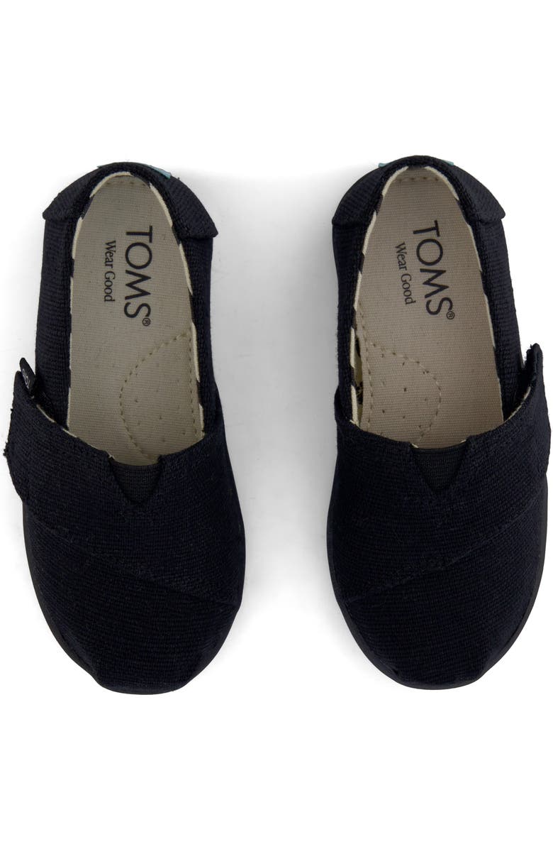 TOMS Kids' Alpargata Sneaker, Alternate, color, Black