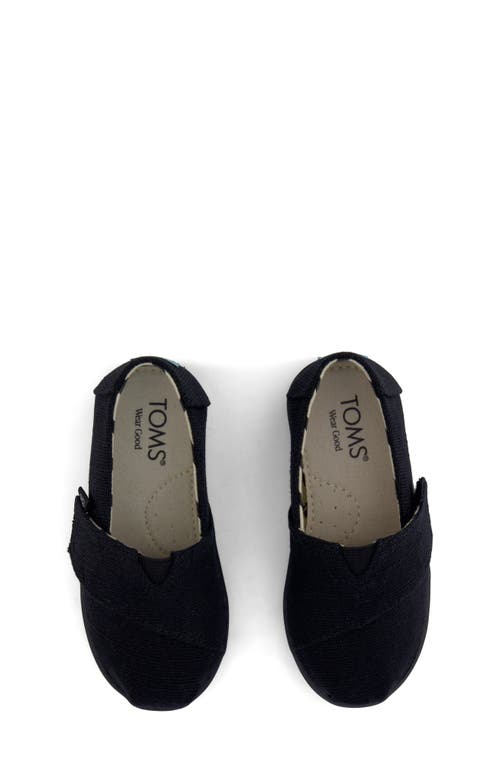 Toms Kids' Alpargata Sneaker In Black