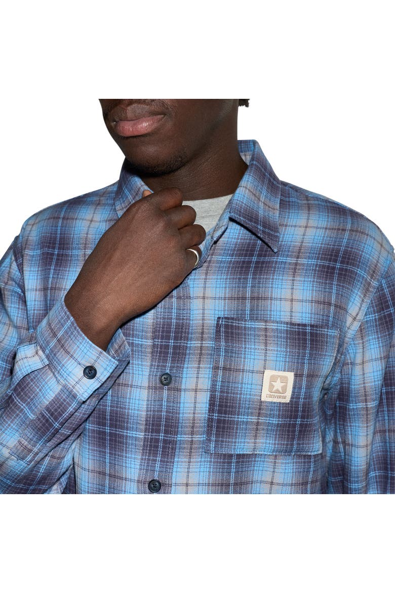 Plaid Work Shirt, Alternate, color, SHADY MULTI