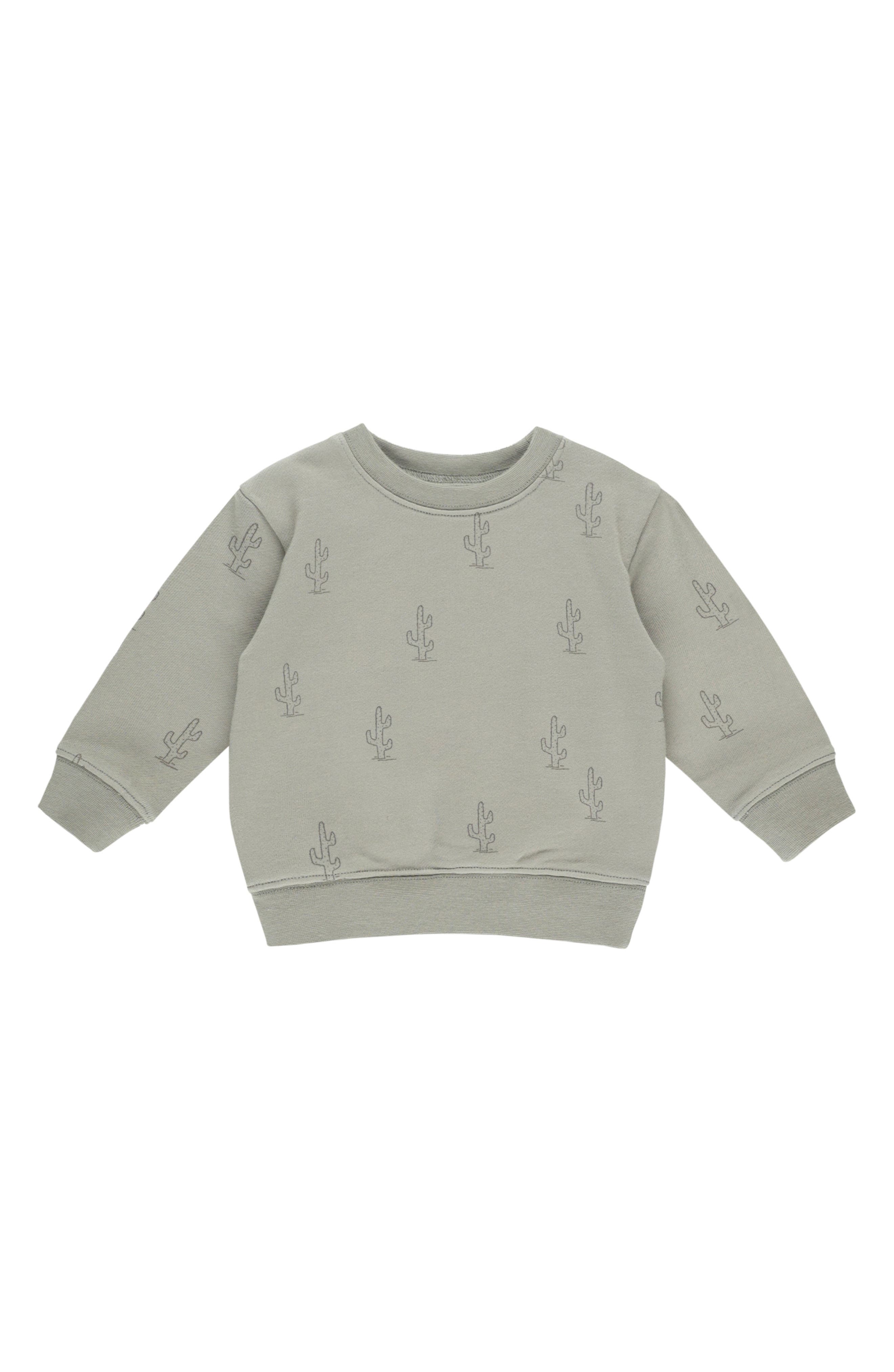 Rylee + Cru Kids' Cactus Print Sweatshirt