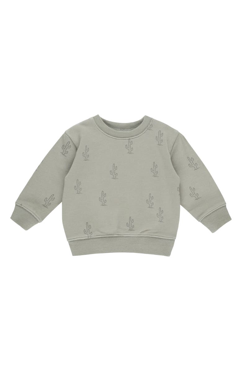 Rylee + Cru Kids' Cactus Print Sweatshirt, Main, color, Cactus