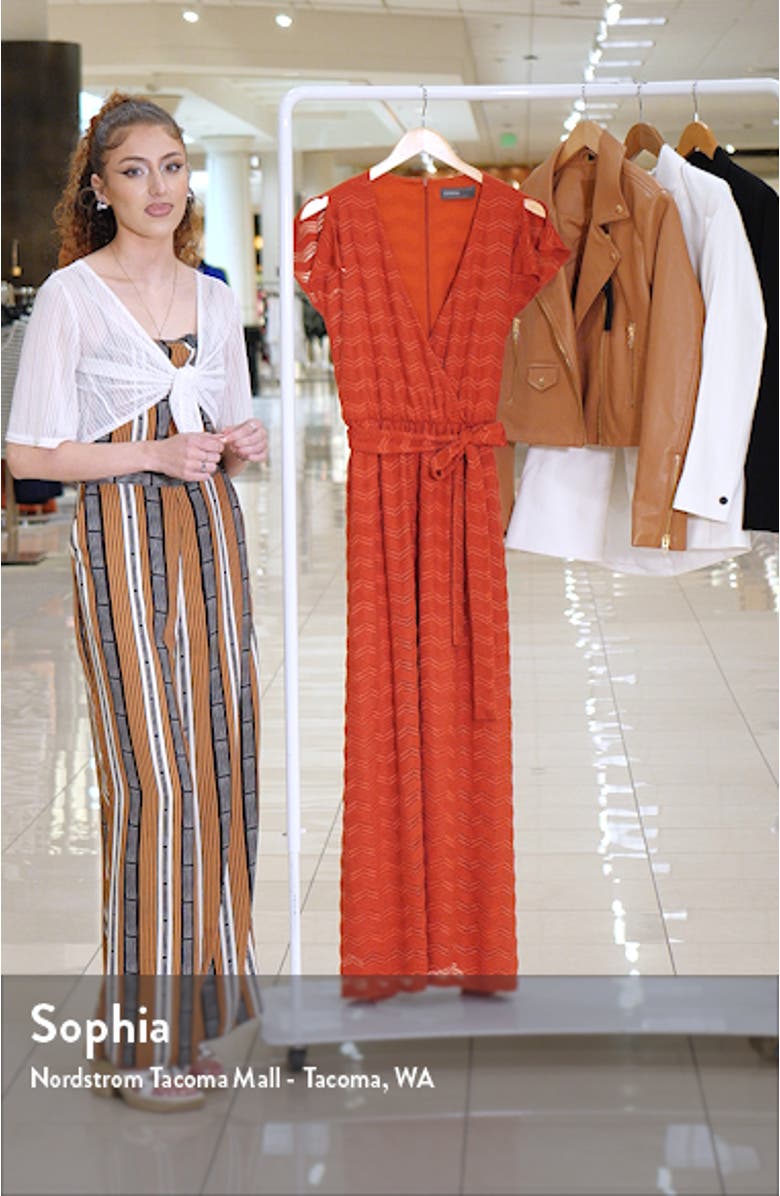 Wrap Front Tie Waist Maxi Dress, sales video thumbnail