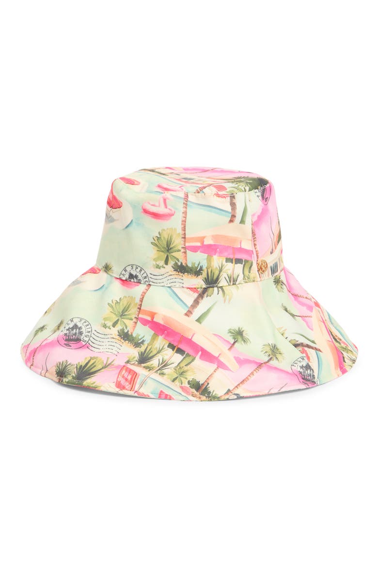 Postcard Floppy Hat, Main, color, PALE BLUSH