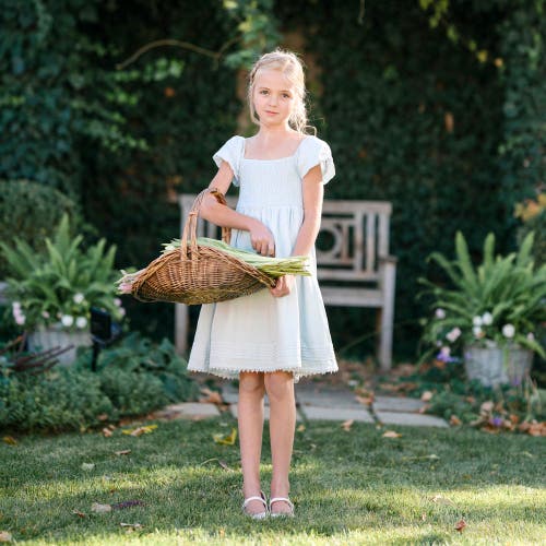 HOPE & HENRY HOPE & HENRY GIRLS' ORGANIC SATEEN FLOWER GIRL DRESS, KIDS