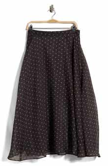 Polka Dot Maxi Skirt