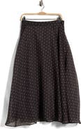 ELIE ELIE TAHARI Polka Dot Maxi Skirt