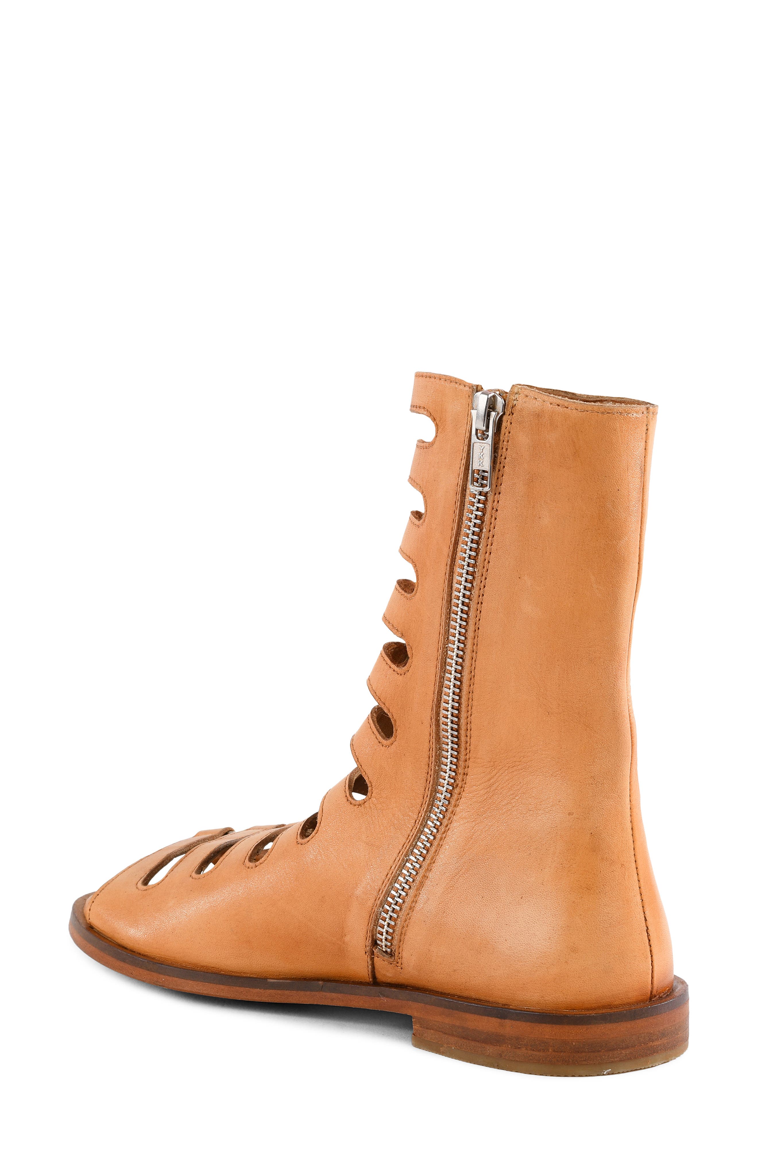 Mainstage Strappy Buckle Boot, Alternate, color, TAN
