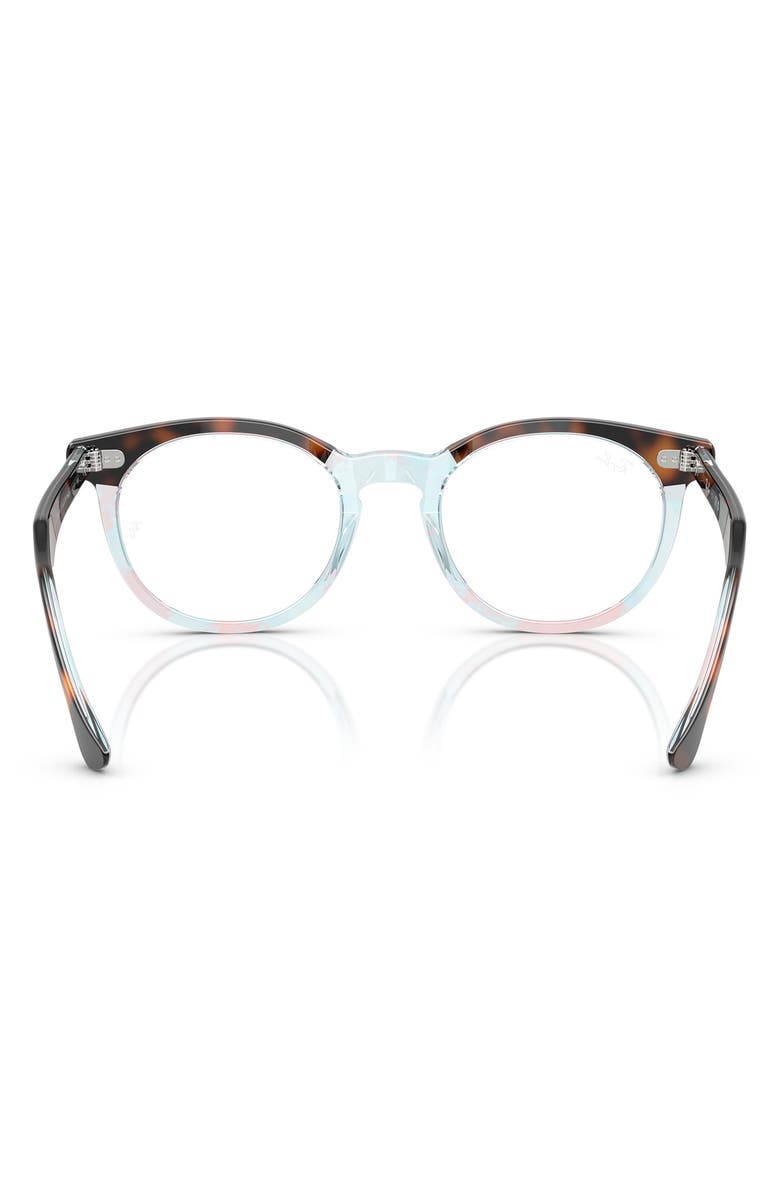 Ray-Ban Eagle Eye 51mm Square Optical Glasses, Alternate, color, Dk Havana