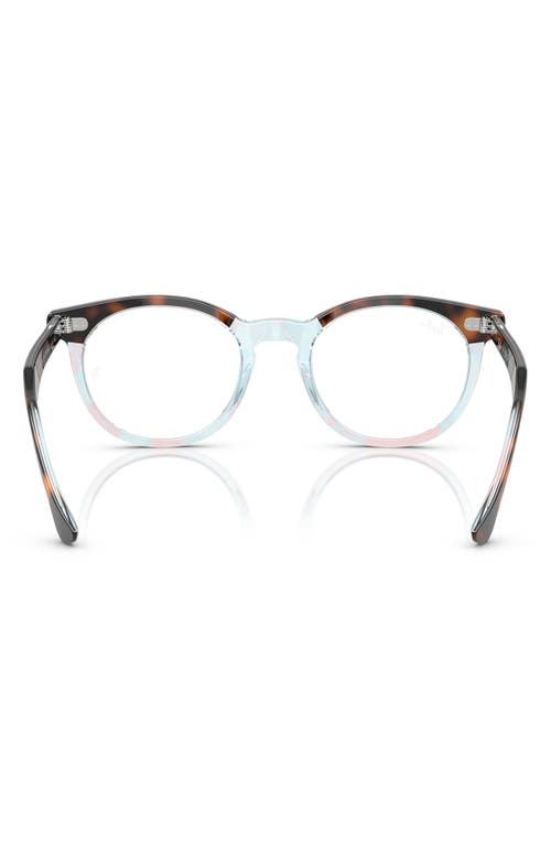 Ray Ban Ray-ban Eagle Eye 51mm Square Optical Glasses In Dk Havana