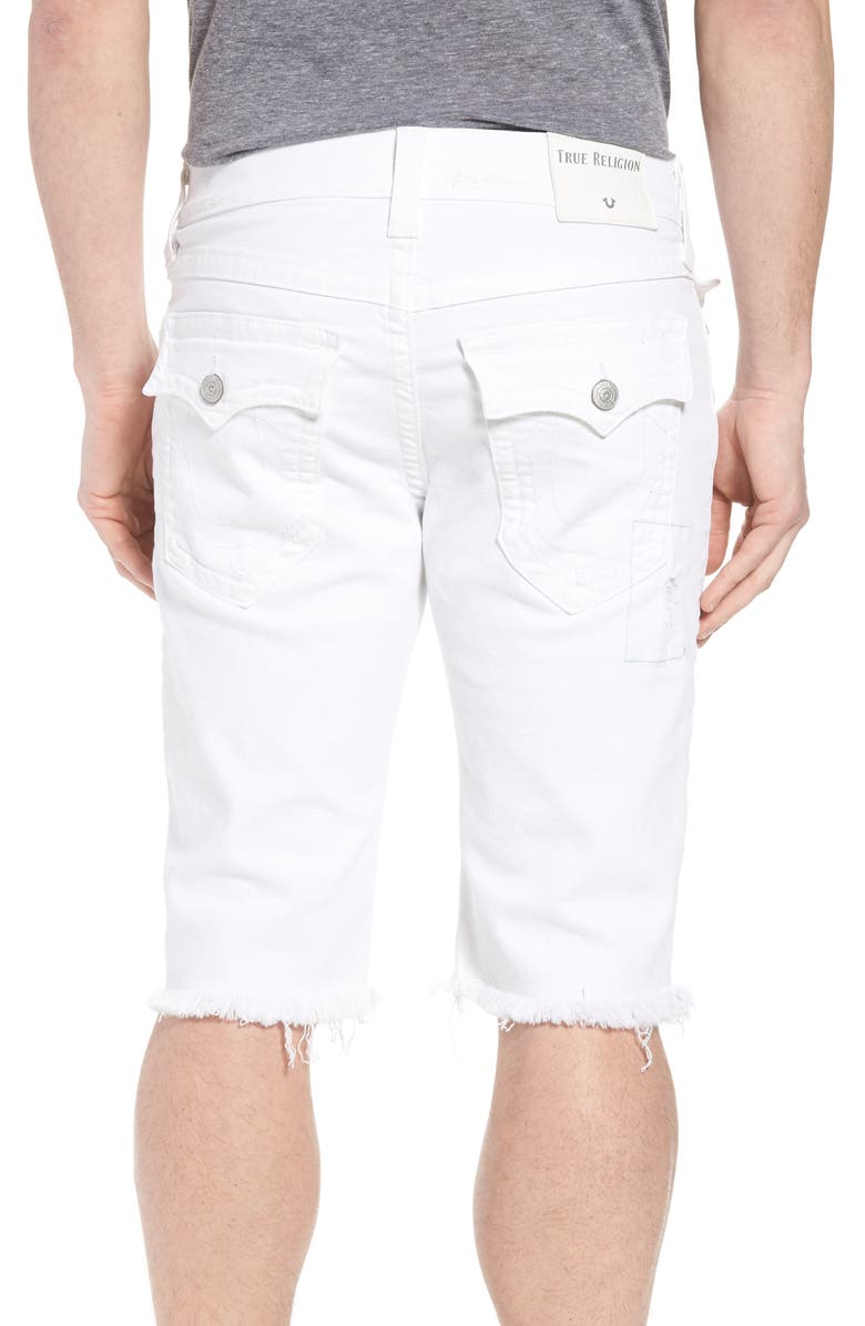True Religion Brand Jeans Ricky Relaxed Fit Denim Shorts, Alternate, color, 