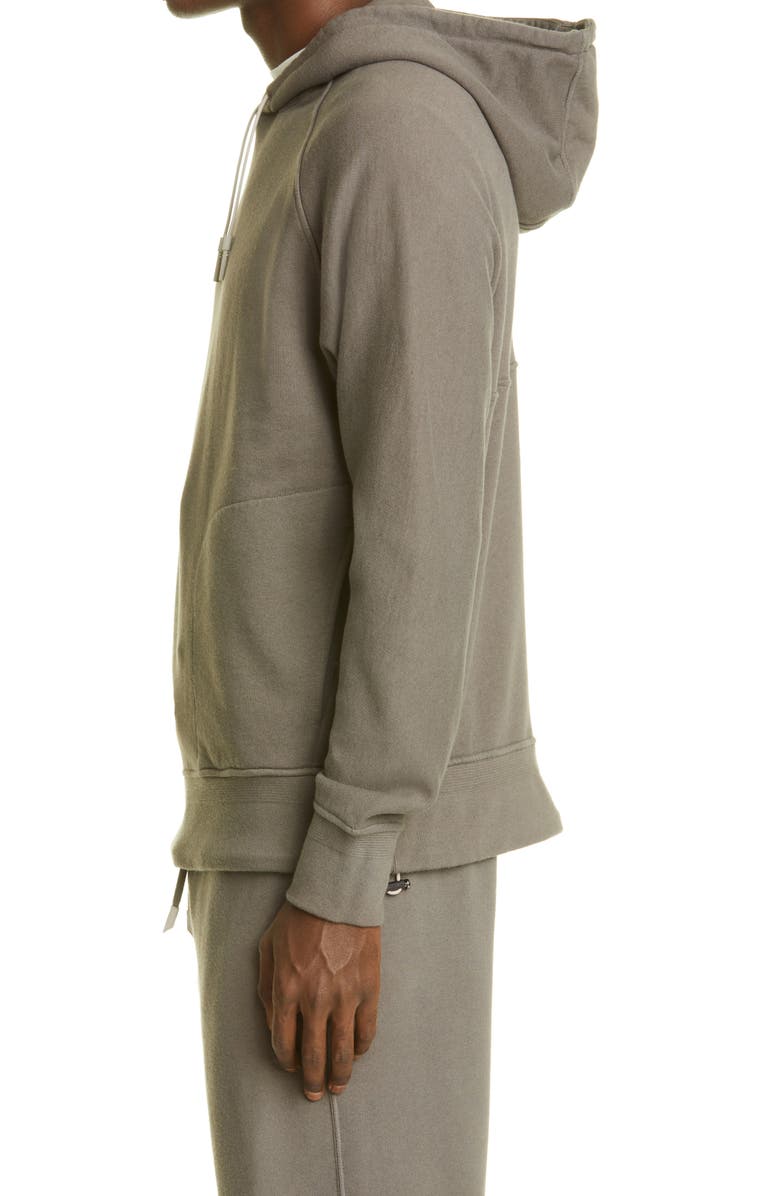 ZEGNA Cotton & Cashmere Hooded Sweatshirt, Alternate, color, 