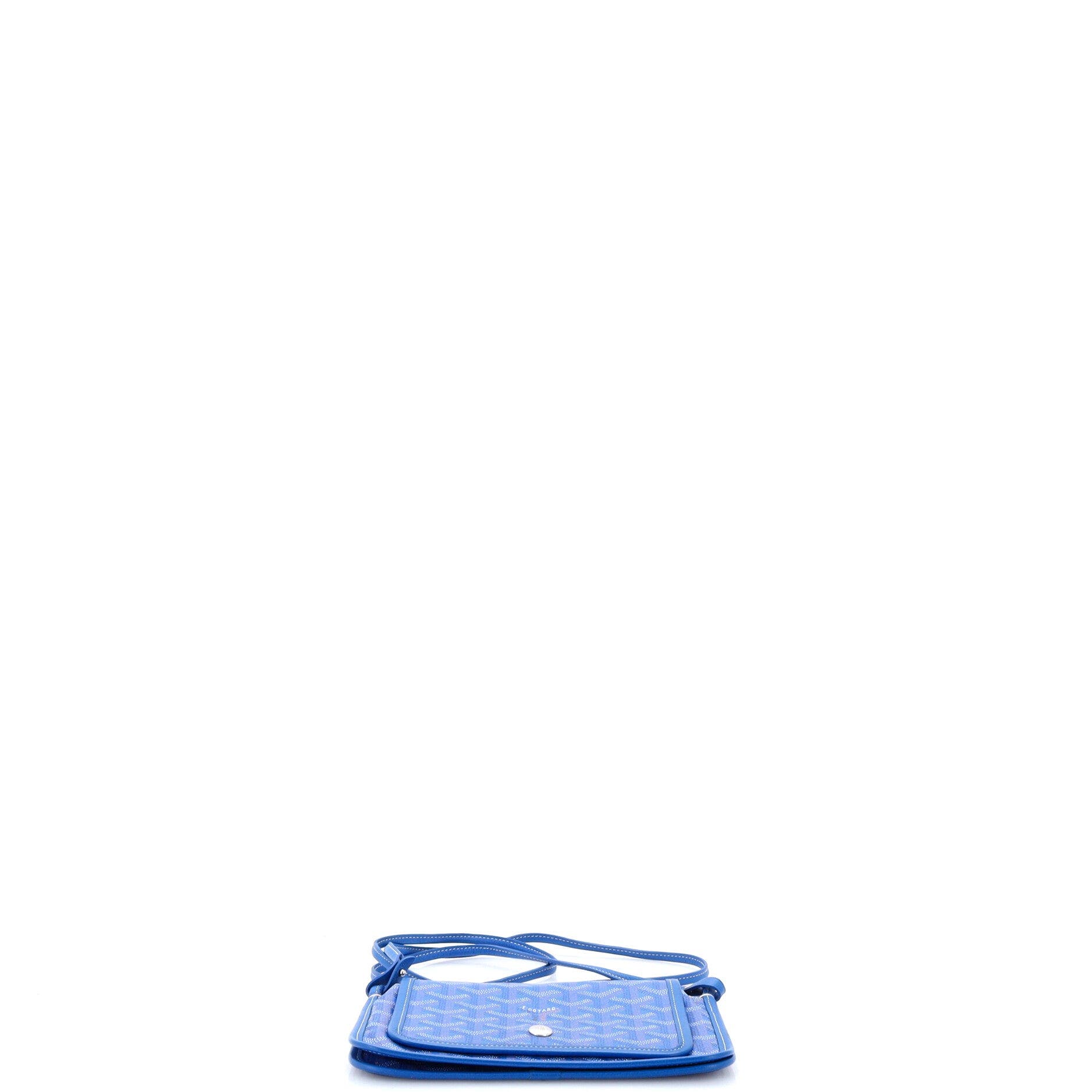 Plumet Clutch Wallet Coated Canvas, Alternate, color, Blue