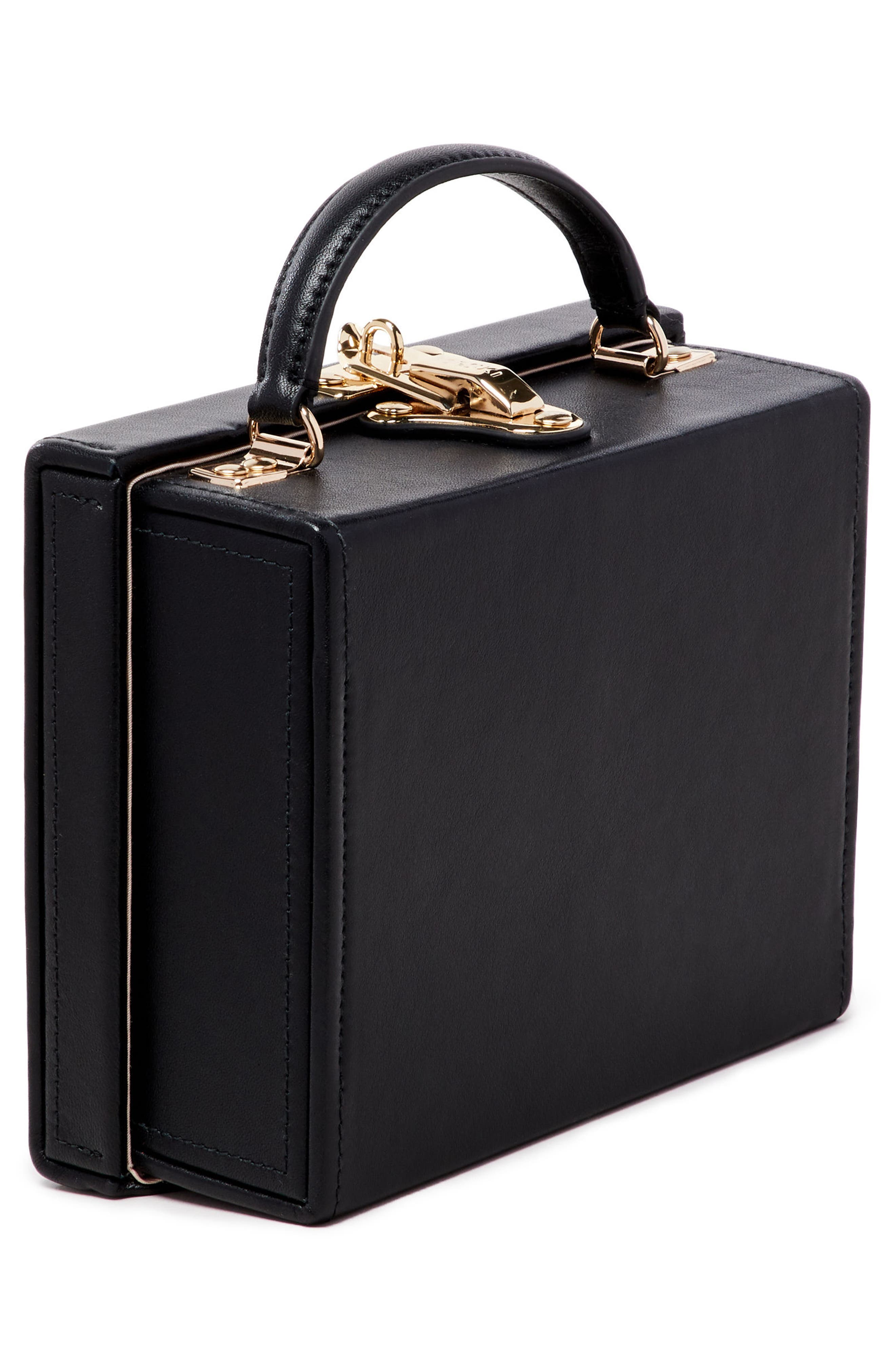 Pop & Suki Personalized Leather Box Bag, Alternate, color, 