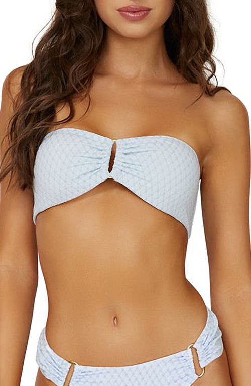 Pq Swim Detail Bandeau Bikini Top In Tallulah In Tallulah