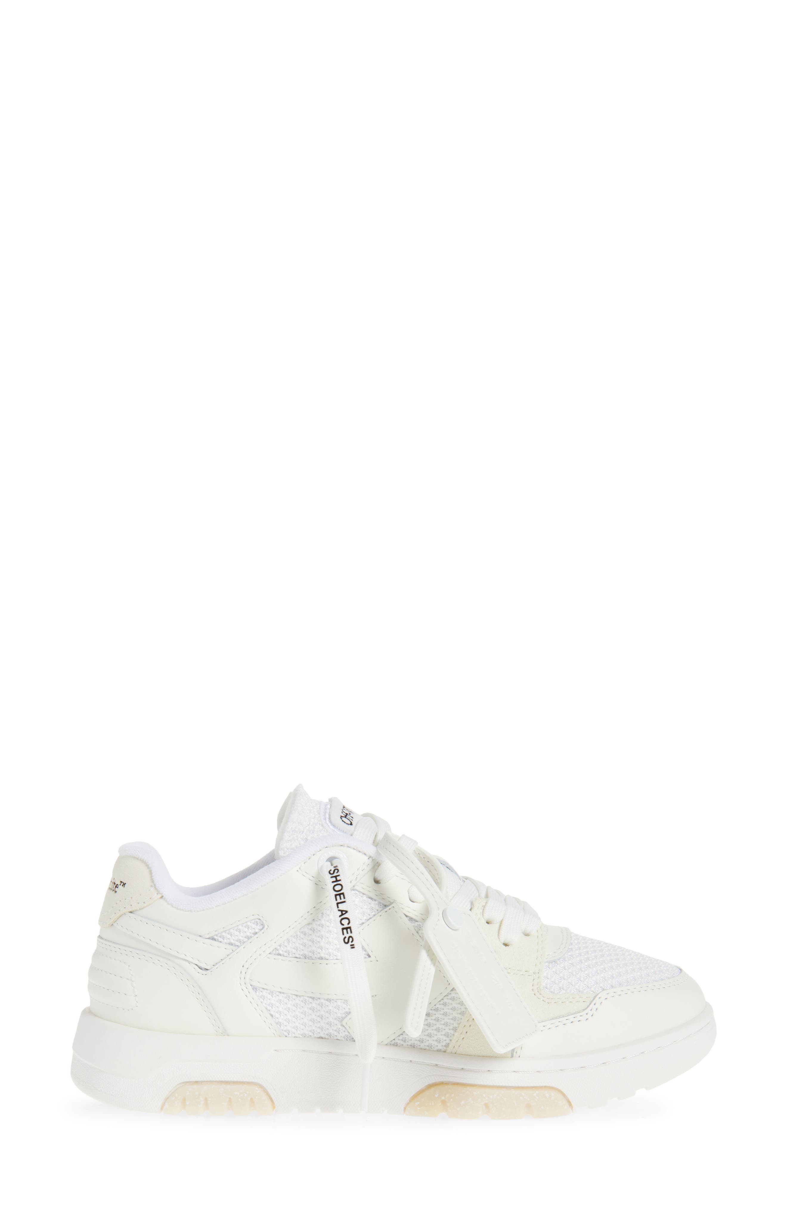 Off-White Slim Out of Office Sneaker, Alternate, color, White - White