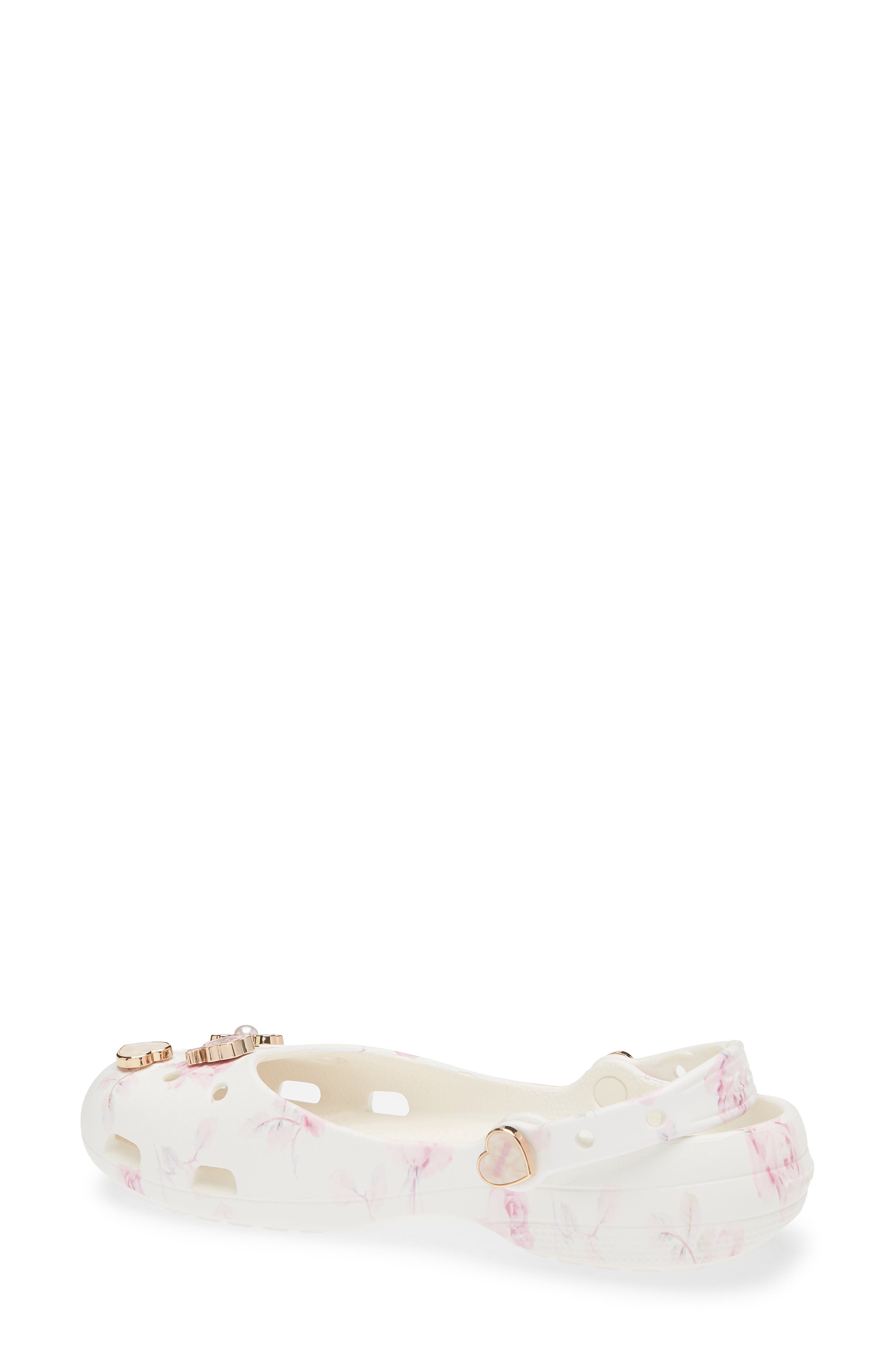 CROCS Kids' Floral Print Ballet Flat, Alternate, color, 