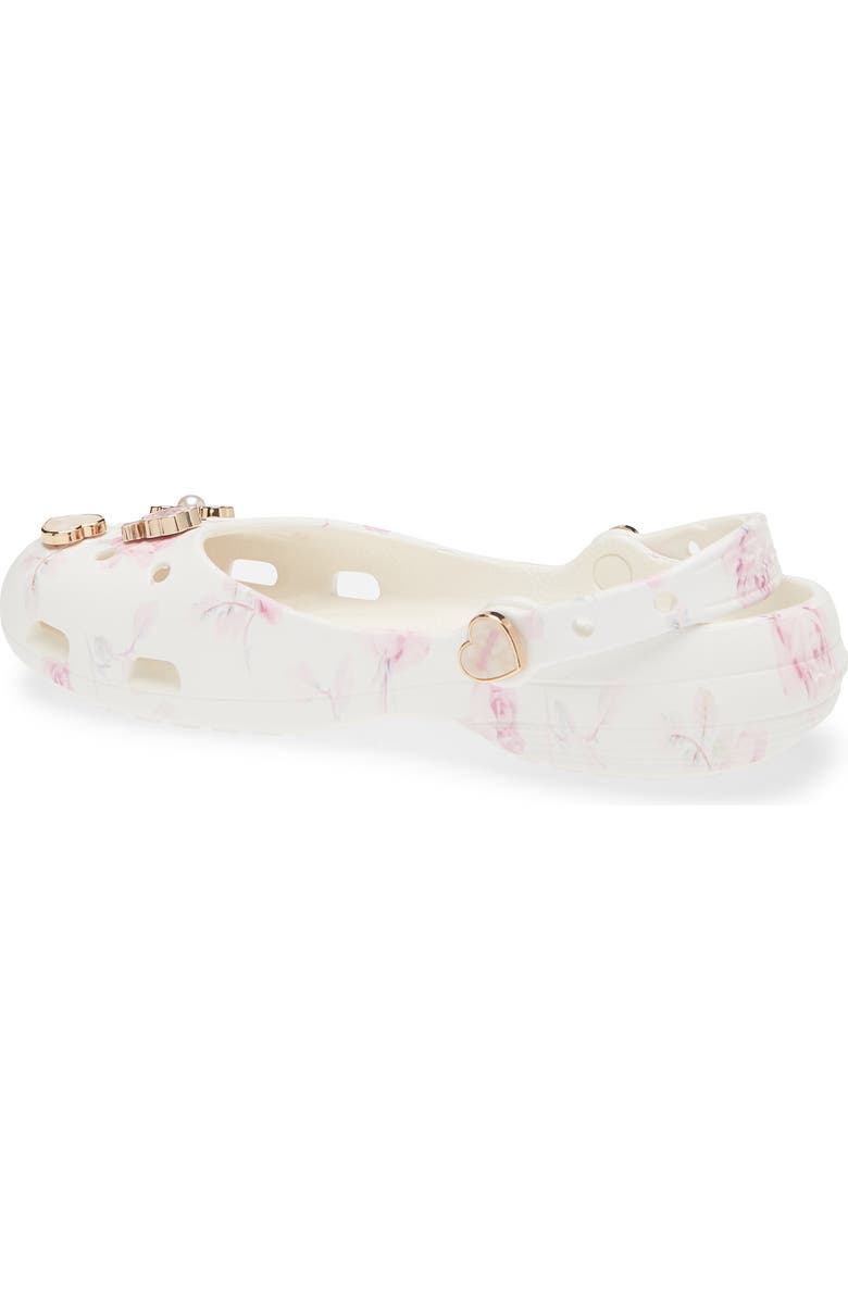 CROCS Kids' Floral Print Ballet Flat, Alternate, color,