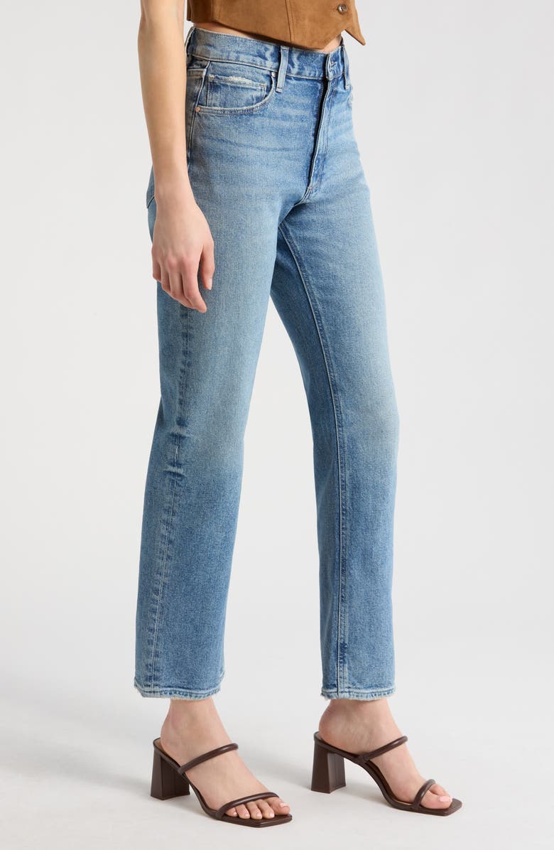 PAIGE Sawyer High Waist Straight Leg Jeans, Alternate, color,