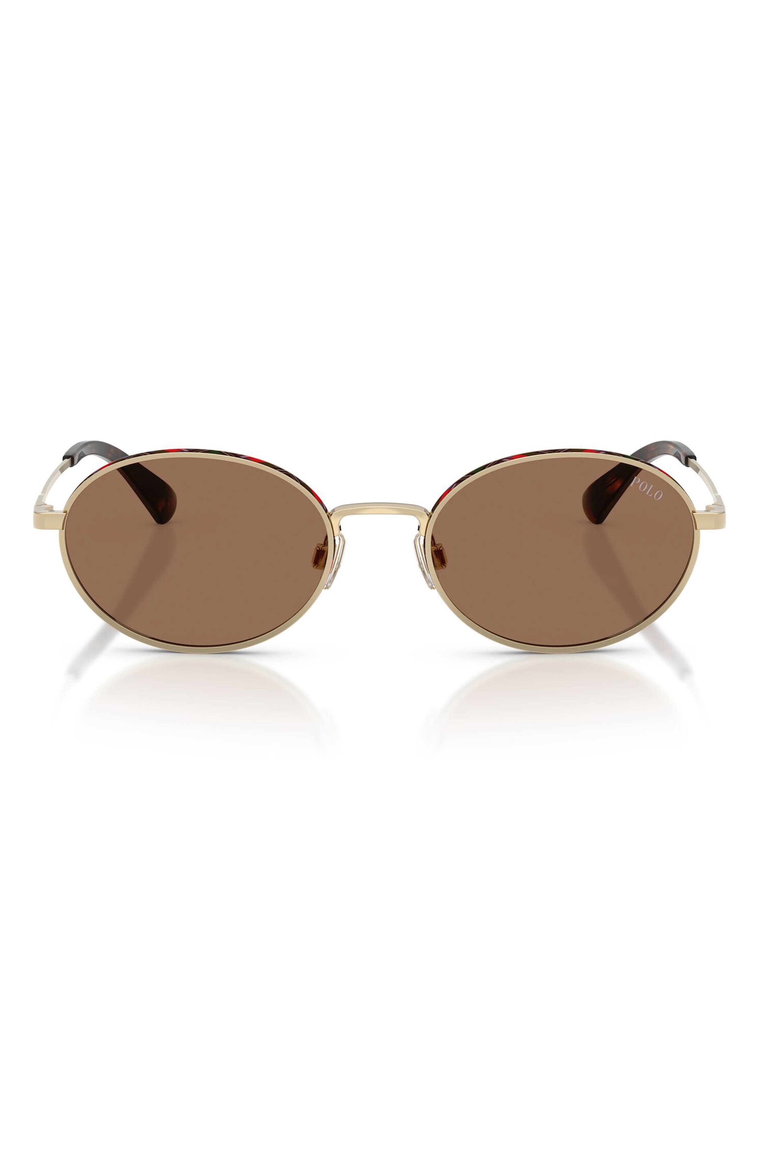 SHINY PALE GOLD / DARK BROWN