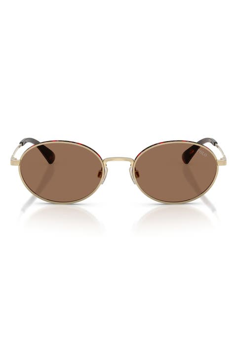 53mm Oval Sunglasses